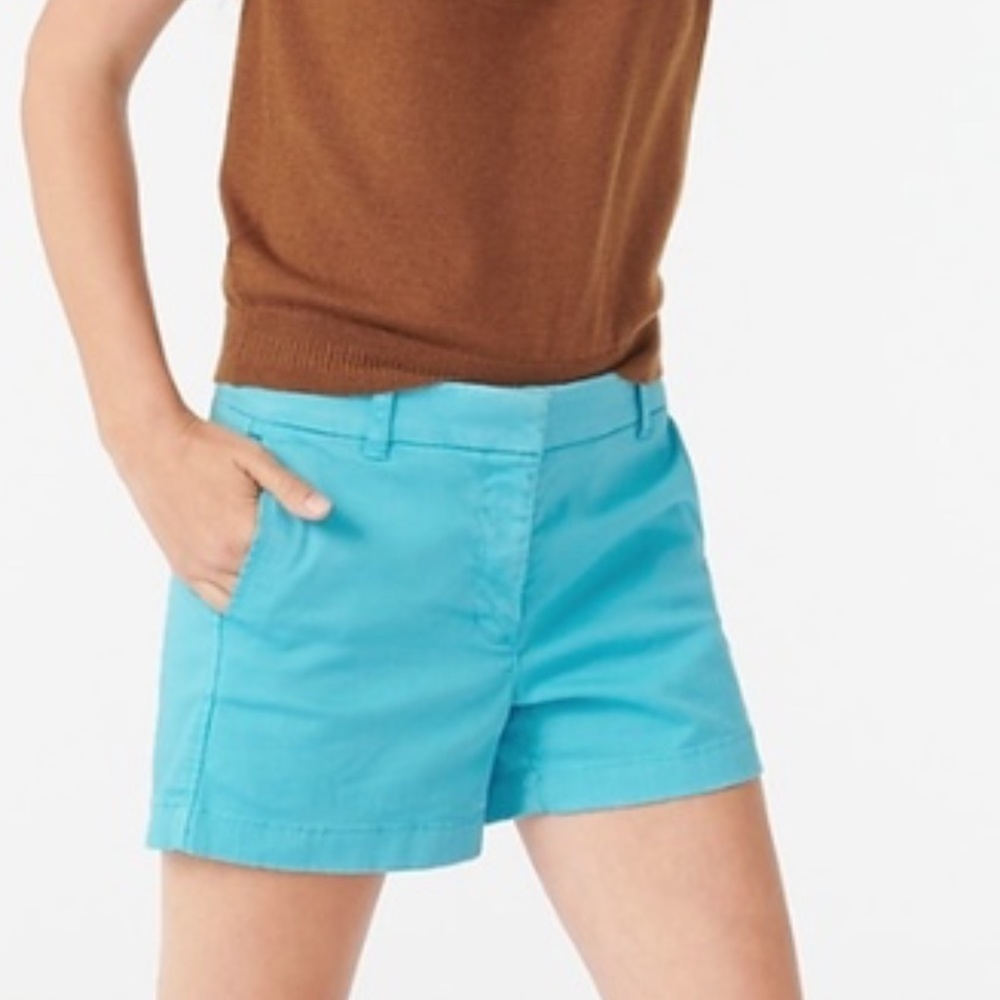 J.Crew Blue Chino Shorts size 00 NWT